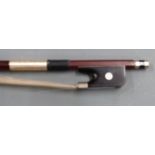 Un-named cello bow with plain eye to frog, 83g