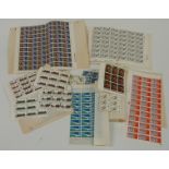 A quantity of GB QE II mint stamps, singles and blocks, including traffic lights and cylinder