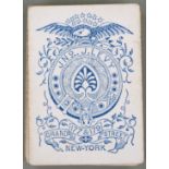 Jno. J Levy pack of American playing cards, the ace of spades with makers name and address 177&179