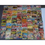 Seventy-one vintage love and romance comics including Movie Love, Heart Throbs, Life Story,