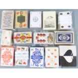 Quantity of various continental packs of playing cards including Kruger Paris, Royal Dutch Mail