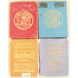 Four packs of railway or railroad interest souvenir playing cards comprising two Southern Pacific