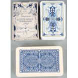 Three packs of Ferd. Piatnik, Vienna playing cards to include a boxed No. 77 pack and a pack with