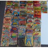 Fifty-three Charlton comics comprising Captain Atom, Blue Beetle, Battlefield Action, Thunderbolt,