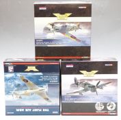 Three Corgi The Aviation Archive 1:72 scale limited edition diecast model aeroplanes Hawker Sea