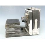 Large Kodak plate camera with Dallmeyer Serrac 4.5 f=8 1/2 lens