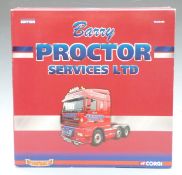 Corgi Barry Proctor Services Ltd 1:50 scale limited edition diecast model lorry set, CC99169, in