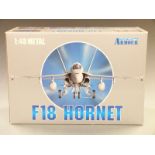 Franklin Mint Armour Collection 1:48 scale diecast model US Marines F18 Hornet, 98071, in original