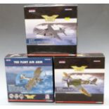 Three Corgi The Aviation Archive 1:72 scale limited edition diecast model aeroplanes Hawker