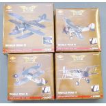 Four Corgi The Aviation Archive  World War II Aircraft Of The MTO 1:72 scale limited edition diecast
