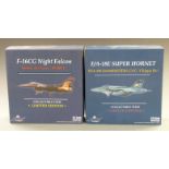Two Witty Wings 1:72 scale limited edition diecast model aeroplanes F/A-18E Super Hornet VFA-195
