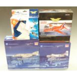 Four 1:72 scale diecast model aeroplanes Corgi The Aviation Archive Royal Air Force Red Arrows BAE