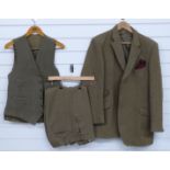 Pytchley by Phillips and Piper gentleman's jacket and matching breeks, unlabelled but size XL,