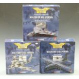 Three Corgi The Aviation Archive Military Air Power 1:144 scale diecast model aeroplanes HP Victor