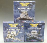 Three Corgi The Aviation Archive Military Air Power 1:144 scale diecast model aeroplanes HP Victor