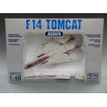 Franklin Mint Armour Collection 1:48 scale diecast model US Navy F14 Tomcat, 98122, in original