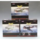 Three Corgi The Aviation Archive 1:72 scale limited edition diecast model aeroplanes P-51B-5 43-6819