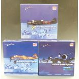 Three Hobby Master 1:72 scale diecast model aeroplanes Bristol Beaufighter Mk.IC HA2315, Bristol