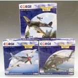 Three Corgi The Aviation Archive 1:72 scale limited edition diecast model aeroplanes North