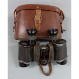 A pair of Carl Zeiss Jena DF 6x24 binoculars in case