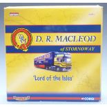Corgi D R Macleod of Stornoway 1:50 scale limited edition diecast model lorry set, CC99165, in
