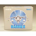 Franklin Mint Armour Collection 1:48 scale diecast model UK Royal Air Force Harrier, 98053, in