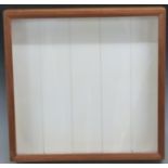 Five table top glazed display / collector's cabinets, each 42 x 41 x 7cm
