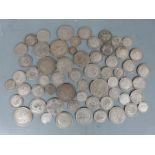 Approximately 380g of pre-1947 UK silver coinage