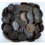 A collection of Australian pennies and farthings 1911 onwards, together with a collection of UK