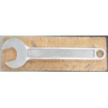 Large novelty size cast aluminium spanner, length 120cm