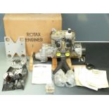 Rotax 532 twin cylinder two stroke microlight aircraft or similar engine, with original receipt