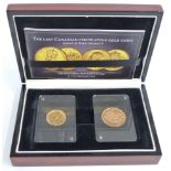 Canada - The London Mint Office 'Last Circulating Gold Coins of George V' comprising a 1919 gold