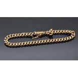 A 15ct rose gold bracelet, 6.9g