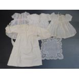 Three vintage christening gowns