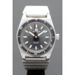 Tissot Seastar PR 516 gentleman's automatic wristwatch ref. 41554-5X with black dial, luminous hands