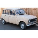 1978 Renault 4, left hand drive, MOT conducted 9th January 2018 using the french registration as