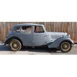 1936 Riley 15/6 Adelphi saloon, with 6 cylinder engine (not having a water cooled main bearing)