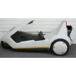 Sinclair C5 retro electric recumbent tricycle