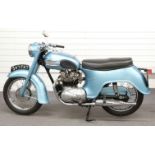 1959 Triumph 350cc T21 'bathtub' motorcycle, good older restoration, with V5c, registration number