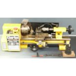 Clarke Metalworker 300mm variable speed model engineering or similar lathe with three jaw chuck,