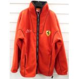 Ferrari Michael Schumacher zip up fleece, size s