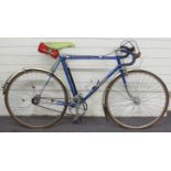 Rotrax vintage road bicycle with 54cm frame, fixed gear drive train, Campagnolo cranks, Carrera