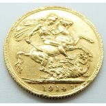 George V 1914 gold full sovereign