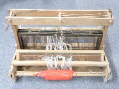 Weavemaster loom, W81 x D56 x H64cm