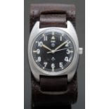 Cabot Watch Company (CWC) W10 gentleman's military wristwatch with luminous hands and hour