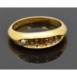 An 18ct gold ring