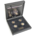 The London Mint Office 'Gold Sovereign Landmarks Collection - Four portrait set' comprising four