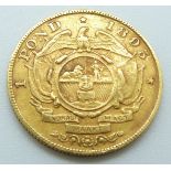 1895 South African one gold pond