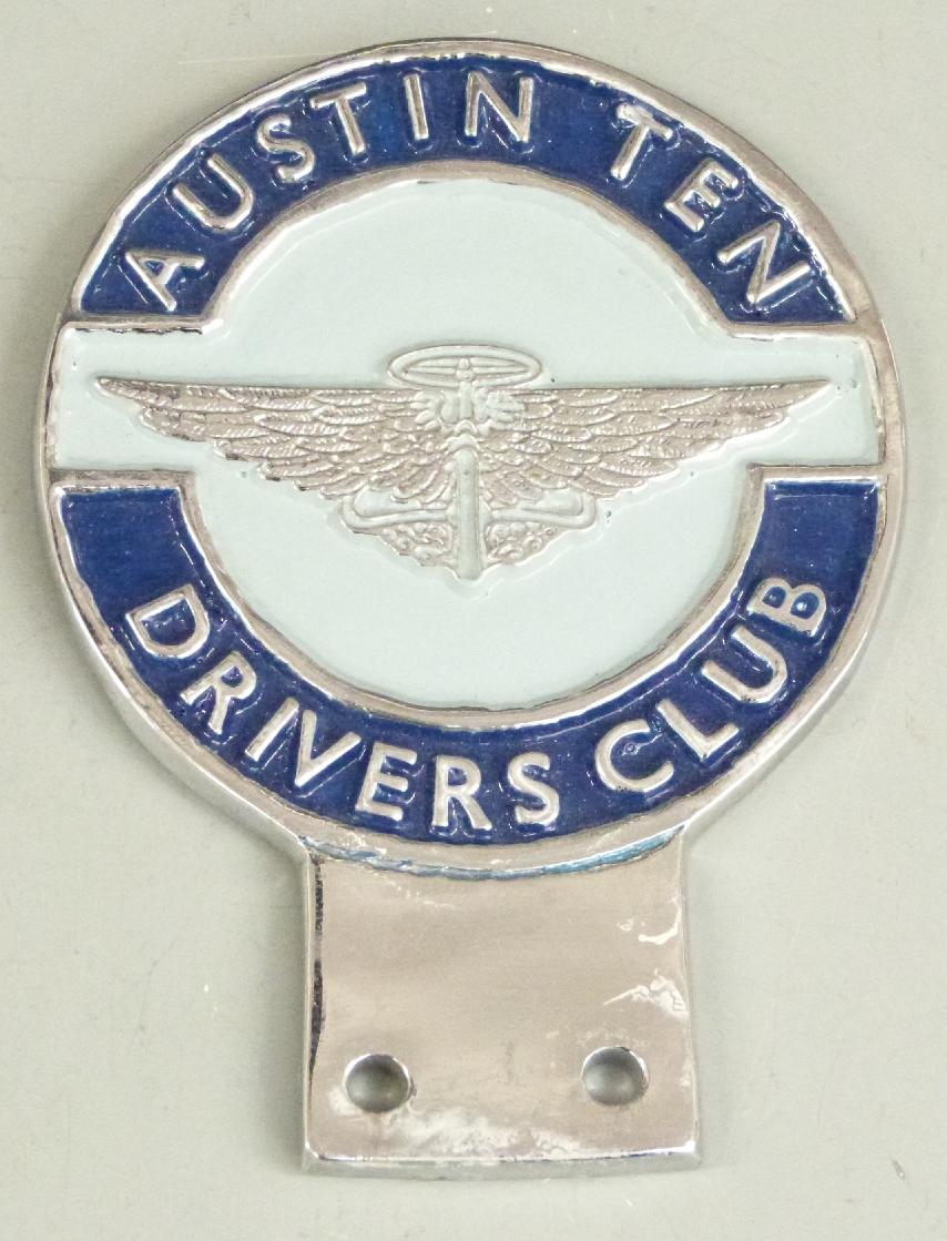 Three car badges comprising Austin Ten Drivers Club, Morris Register and Austin 7 Owners Club - Image 3 of 3