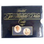QEII 1987 Royal Australia Mint gold $200 uncirculated coin in presentation pack, Arthur Philip